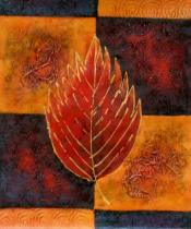 Stromy - List ohně, obrazy ručně malované