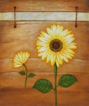 Slunečnice - Slunečnice, obrazy ručně malované