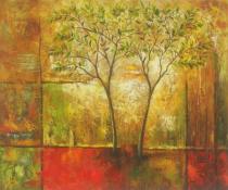 Stromy - Otočník, obrazy ručně malované