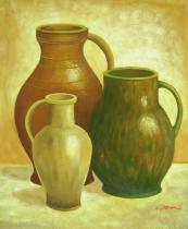 Vázy a nádoby - Keramika, obrazy ručně malované