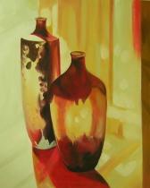 Vázy a nádoby - Vázy, obrazy ručně malované