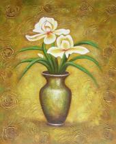 obrazy, reprodukce, Váza s dvěma květy