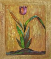 obrazy, reprodukce, Luční tulipán