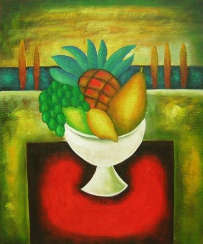 obraz Miska s ovocem