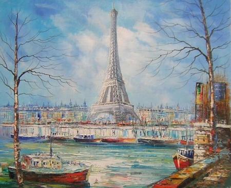 obraz Paříž