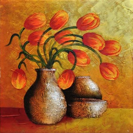 obraz Tulipány ve váze 2