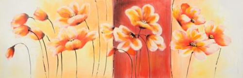 obraz Oranžové květiny