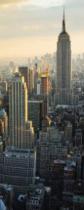 obrazy, reprodukce, New York City skyline (vertical)