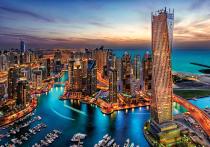 obrazy, reprodukce, Noční Dubai