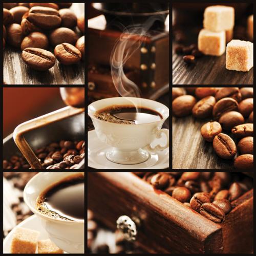 obraz Kávová koláž