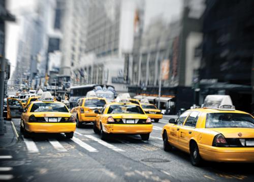 obraz New York taxis