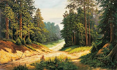 obraz Lesní cesta