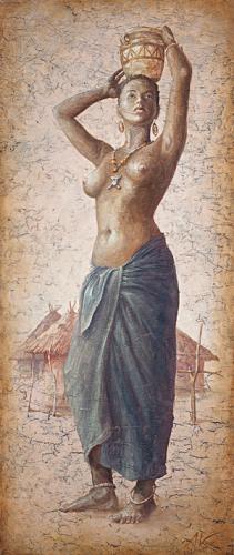 obraz African girl IV